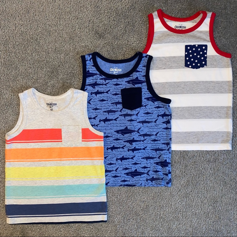 Oshkosh: Boy’s Tank Tops (size: 4T)